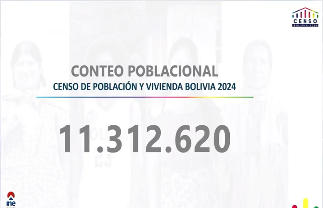 Presidente Arce destaca la presentación de resultados preliminares del Censo Nacional de Población y Vivienda 2024.
