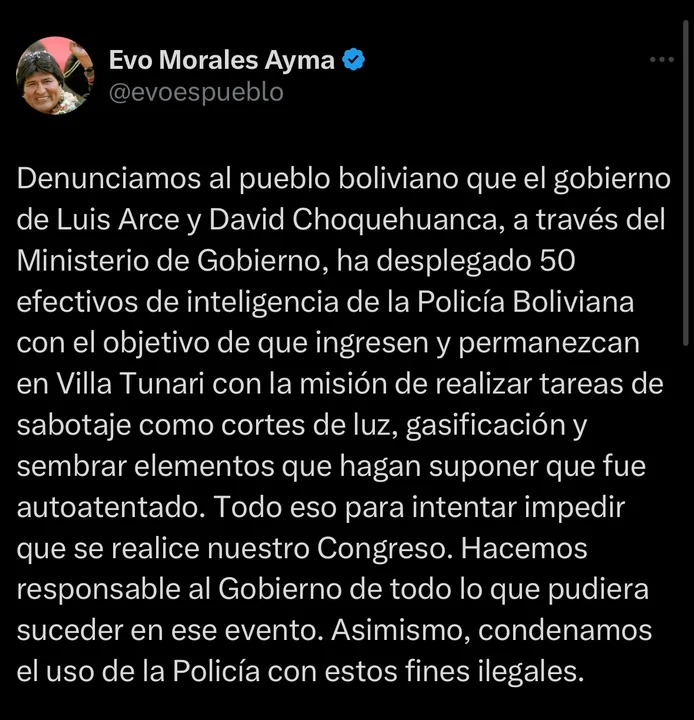 X. Evo Morales