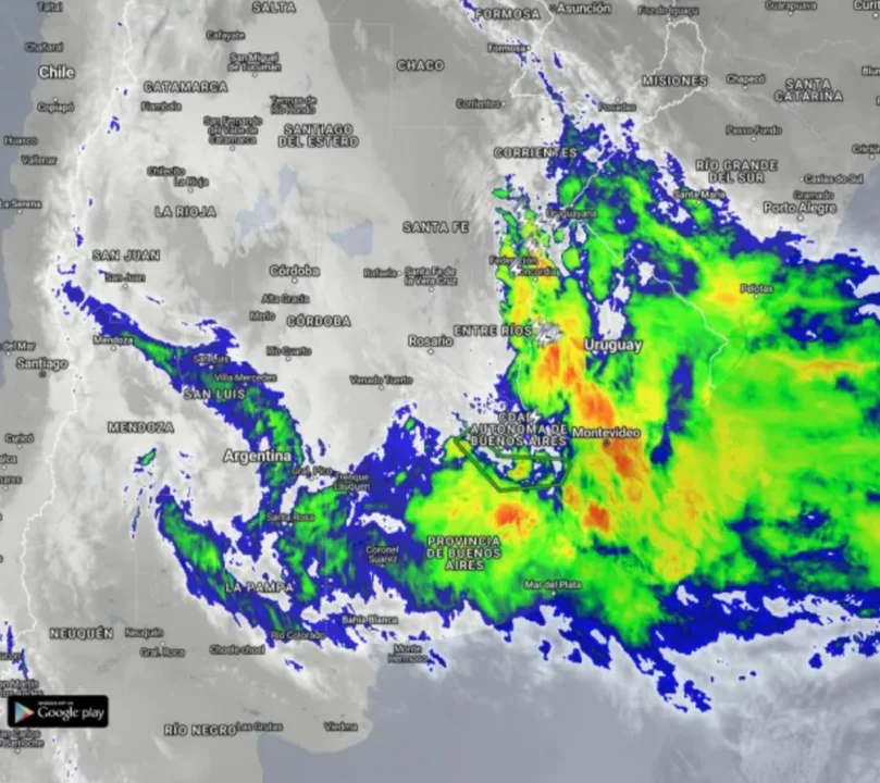 El AMBA es azotado por terrible tormenta.
