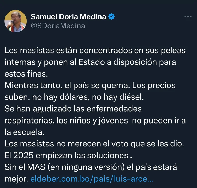 X. Samuel Doria Medina