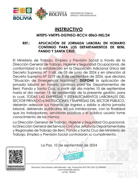 Instructivo Ministerio de Trabajo