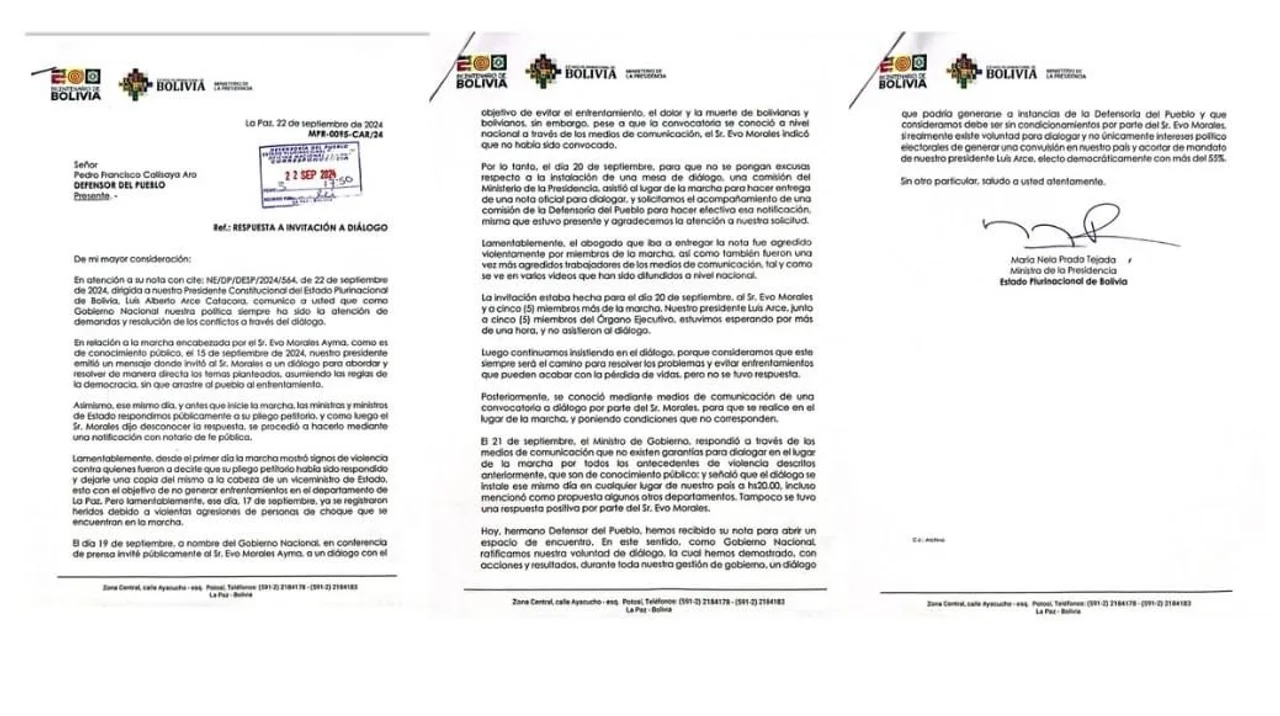 Partes en conflicto instan a generar condiciones para el diálogo convocado por la Defensoría del Pueblo