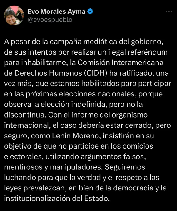 X. Evo Morales