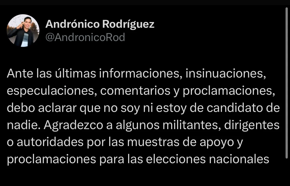 X. Andrónico Rodríguez