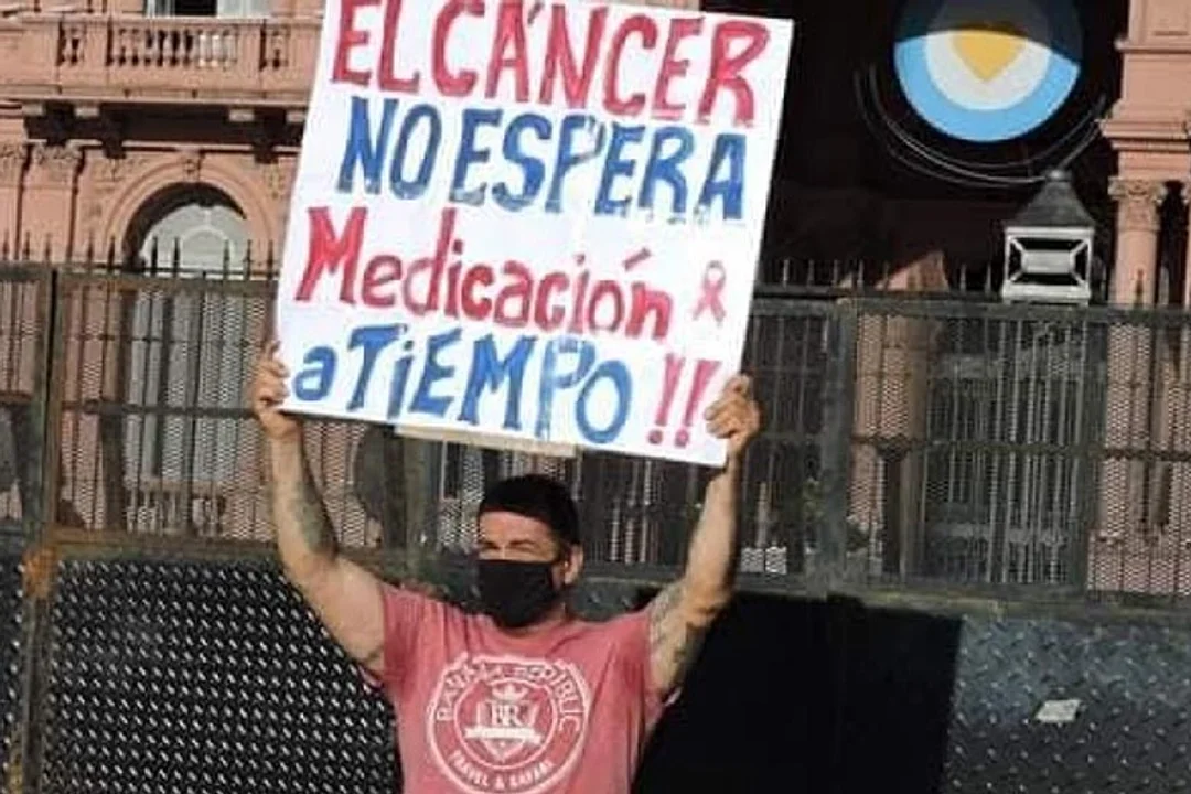 Se concretaron varias protestas de pacientes oncológicos, por la demora en recibir los medicamentos 