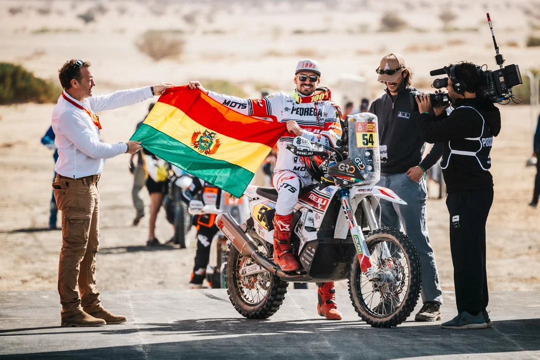 Dakar 2025: Daniel Nosiglia se destaca como el único representante boliviano