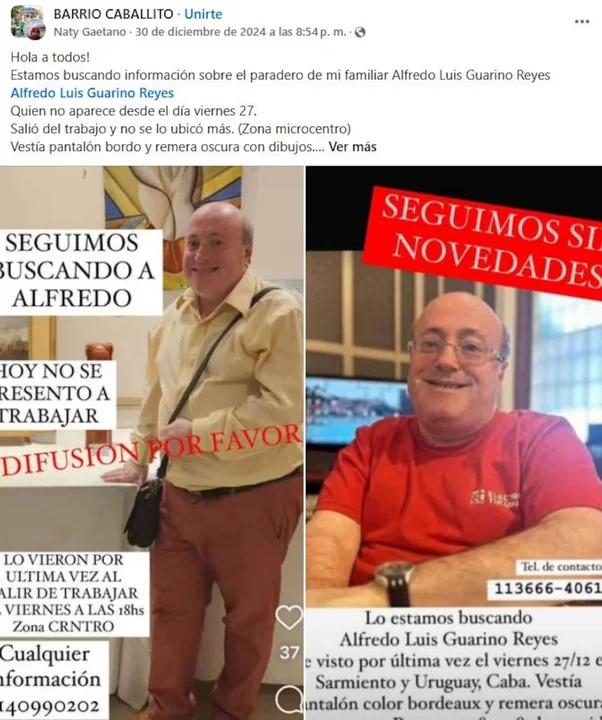 Un hombre que había tomado un taxi desapareció durante más de una semana y fue encontrado muerto en un hospital