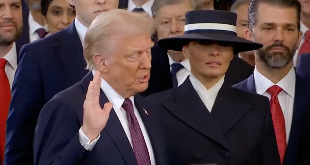 Donald Trump asume como el 47° presidente de los Estados Unidos y J.D. Vance es juramentado como vicepresidente