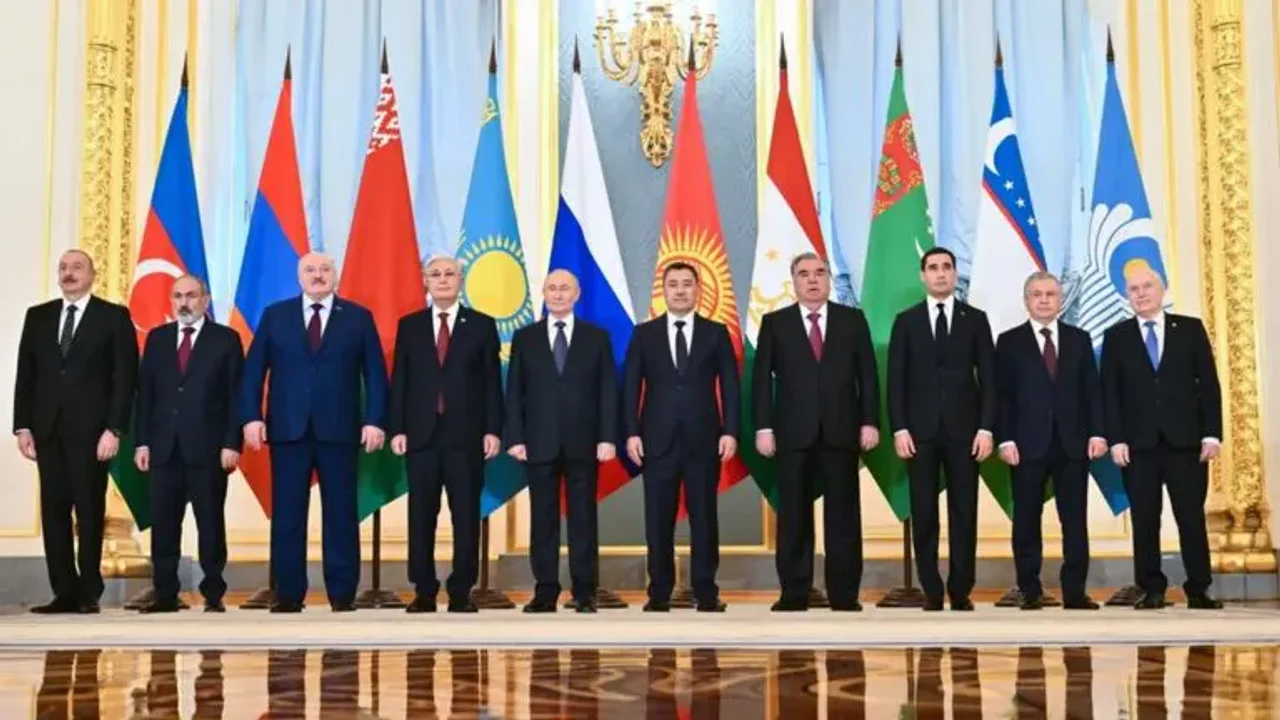 Rusia, Armenia, Azerbaiyán, Bielorrusia, Kazajistán, Kirguistán, Tayikistán, Turkmenistán y Uzbekistán. Fuente: RT.