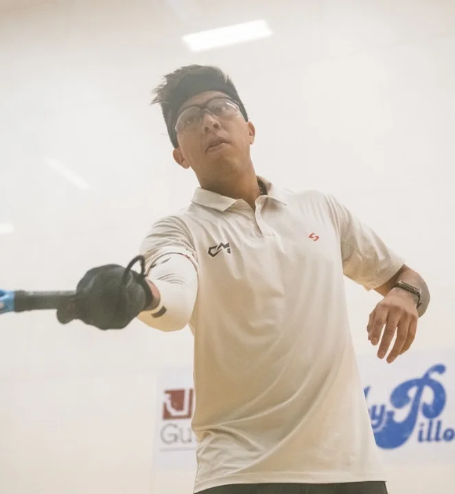 Conrrado Moscoso brilla con medalla de bronce en su regreso al circuito internacional de ráquetbol