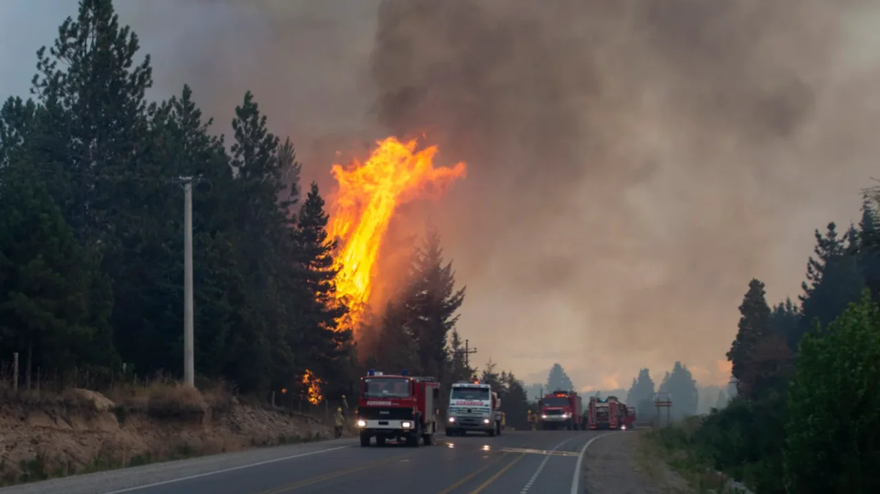 Incendio en El Bolsón: hallaron una botella y sospechan que pudo ser clave en el origen del fuego