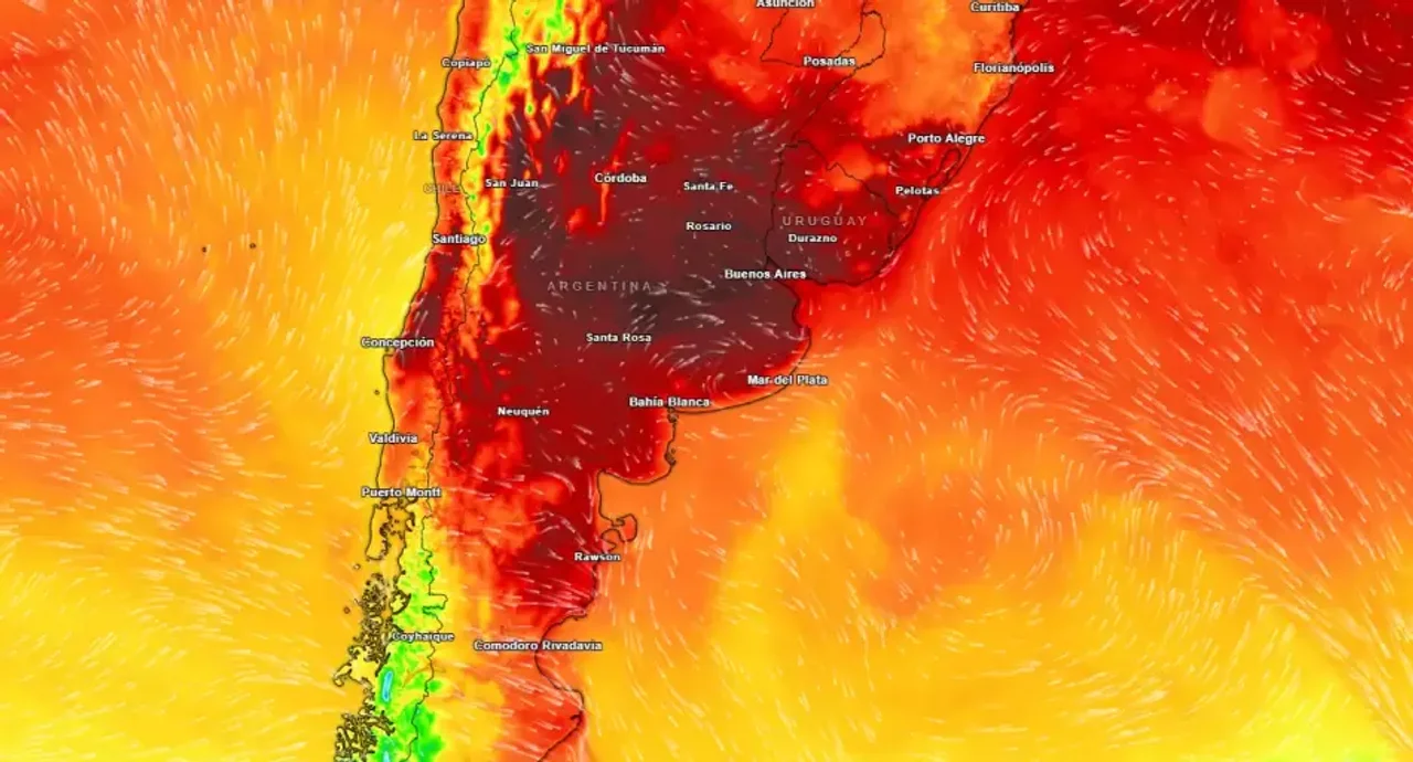 CABA batirá hoy, lunes, un récord de calor. En el resto del país, las temperaturas siguen siendo altas.