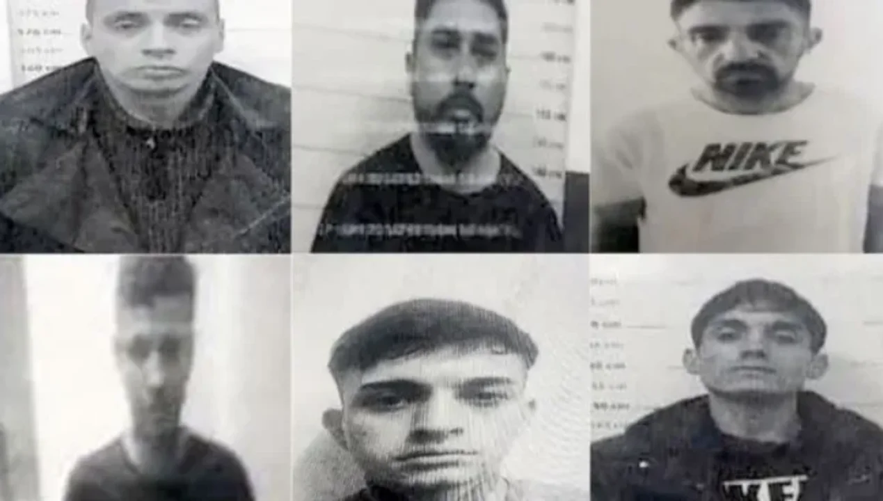 Los seis presos que lograron fugarse de la alcaidía de Caballito    Fuente: LN