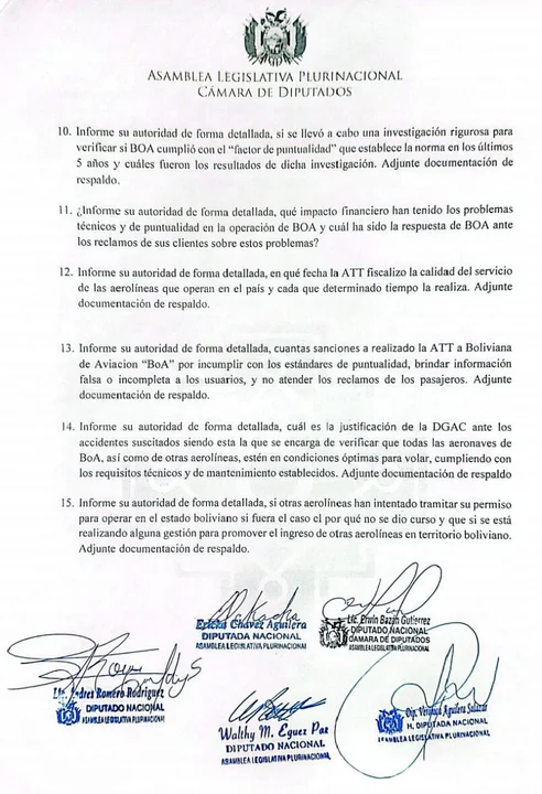 El ministro Edgar Montaño deberá rendir un informe sobre los incidentes en BoA ante la Comisión de Economía en la Cámara de Diputados
