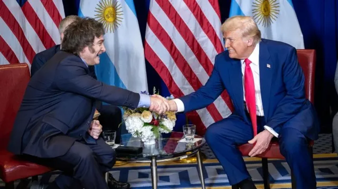 Javier Milei se reunió 20 minutos con Donald Trump en EE. UU.