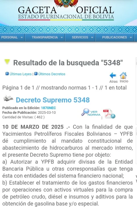 Gaceta oficial 