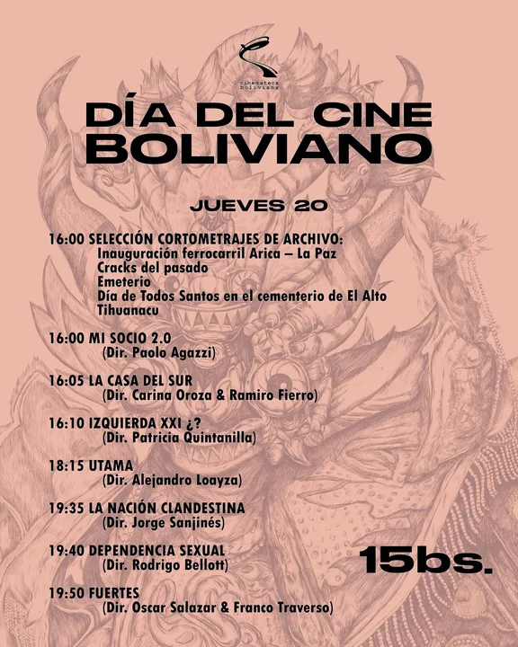 El cine boliviano se celebra con una maratón cinematográfica en la Cinemateca Nacional