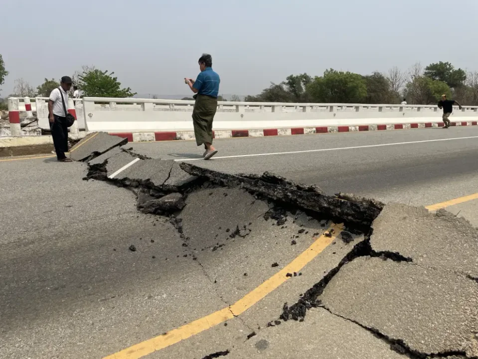 Terremoto en Myanmar: al menos 10 muertos y decenas de desaparecidos