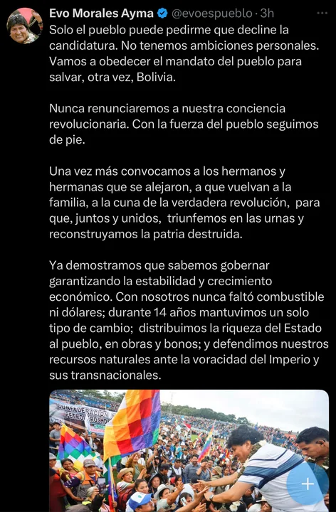 X. Evo Morales