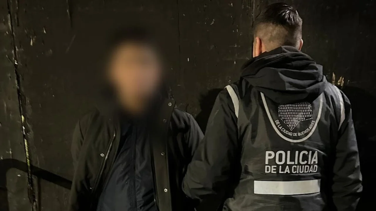 El detenido ayer en El Monumental 